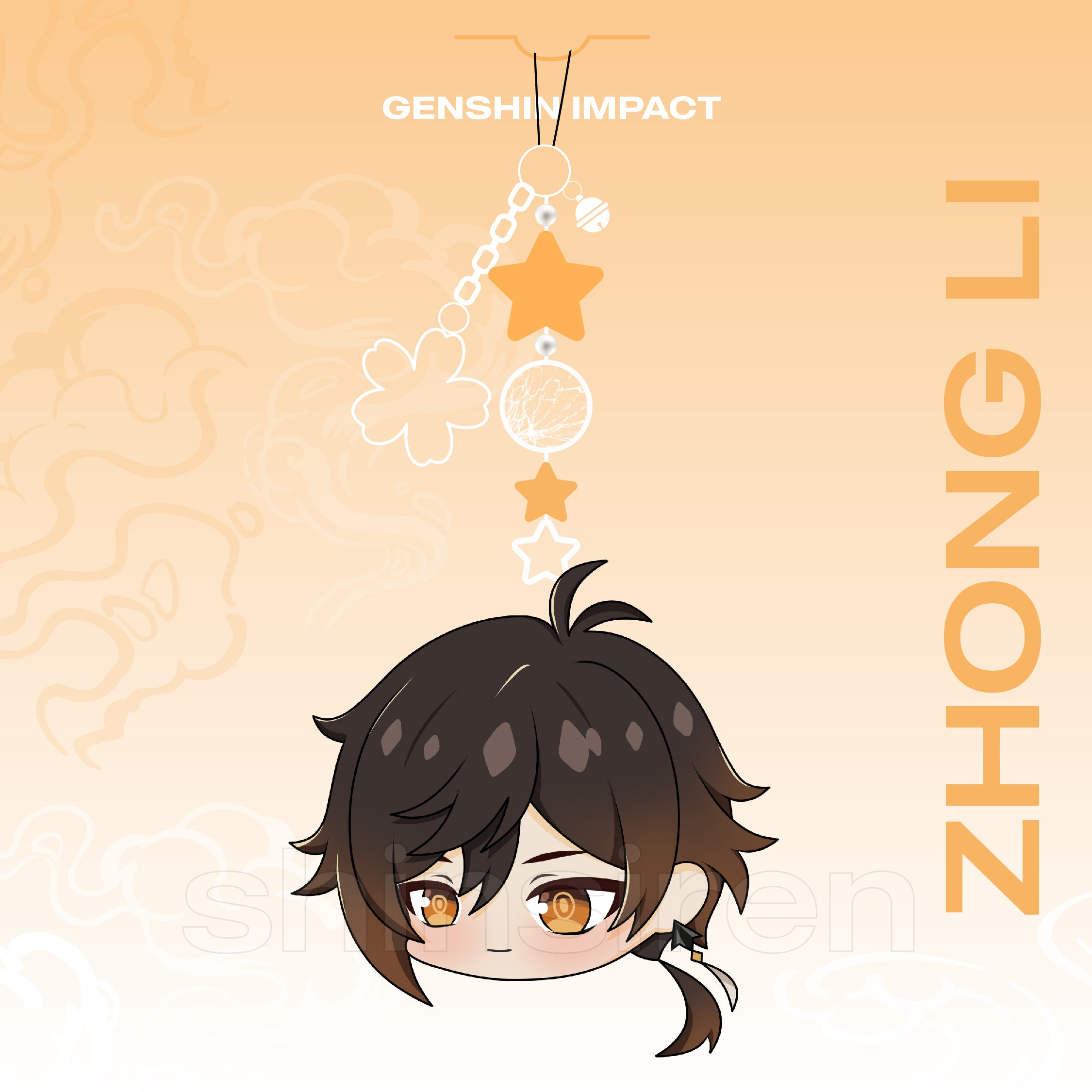 Genshin Impact - Charm Phone Strap [art by SHINSIREN]