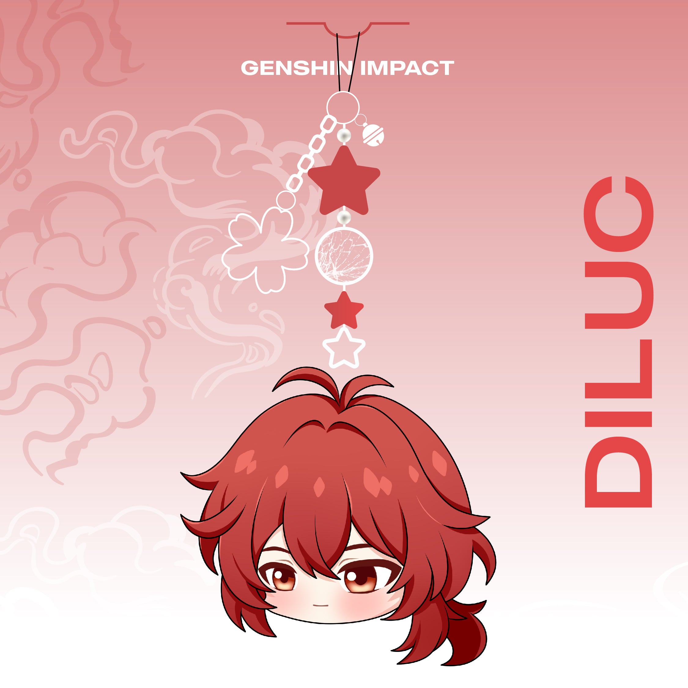 Genshin Impact - Charm Phone Strap [art by SHINSIREN]