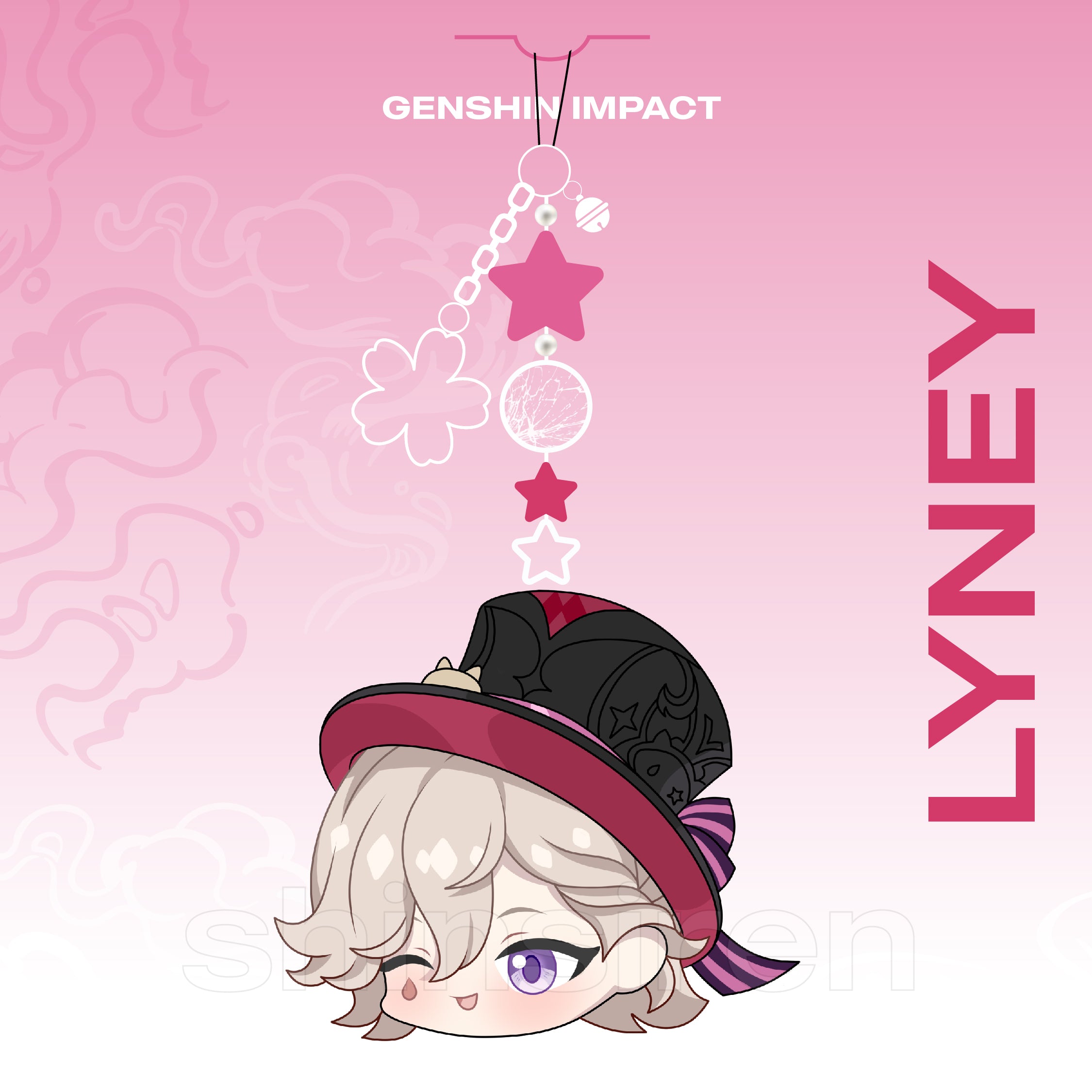 Genshin Impact - Charm Phone Strap [art by SHINSIREN]