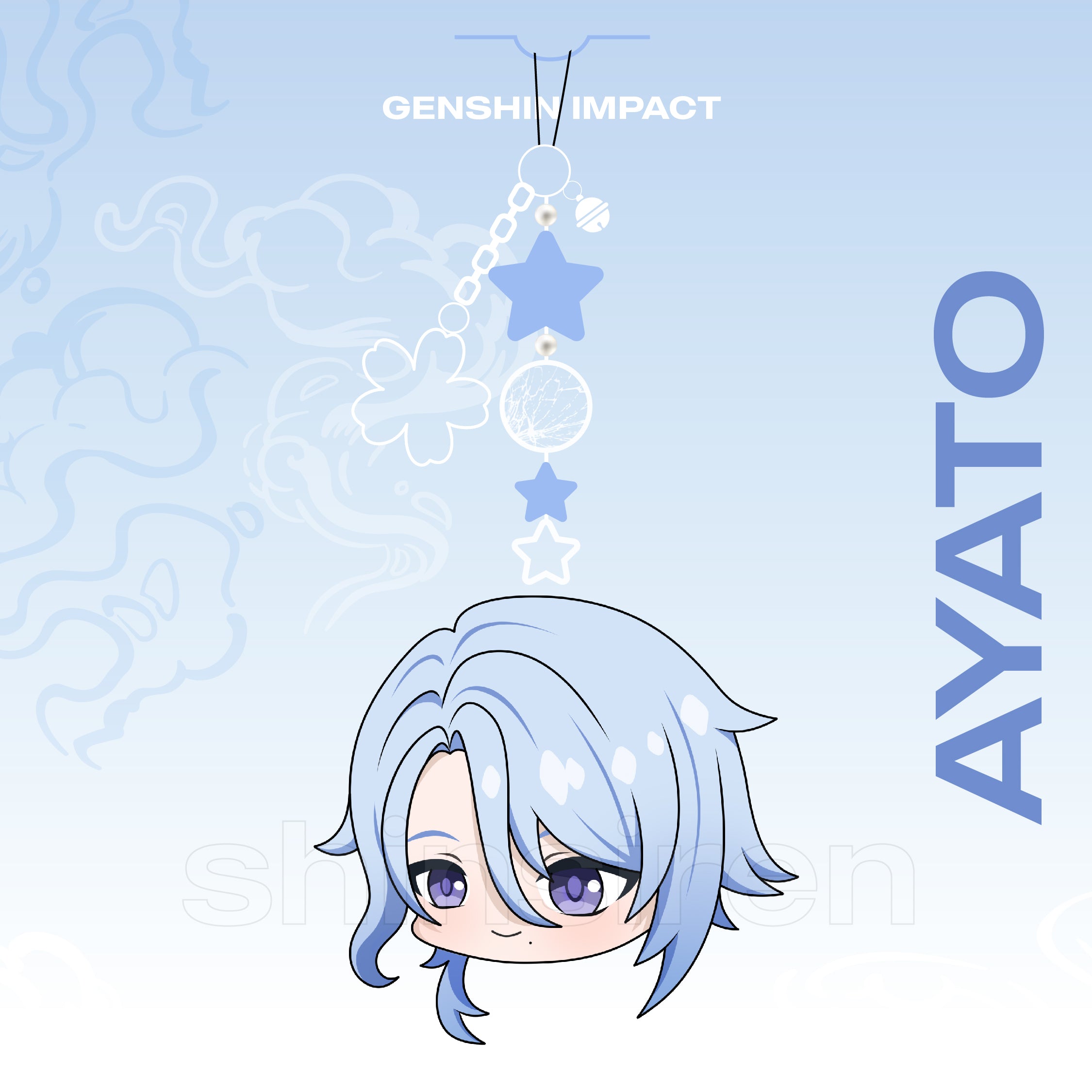 Genshin Impact - Charm Phone Strap [art by SHINSIREN]