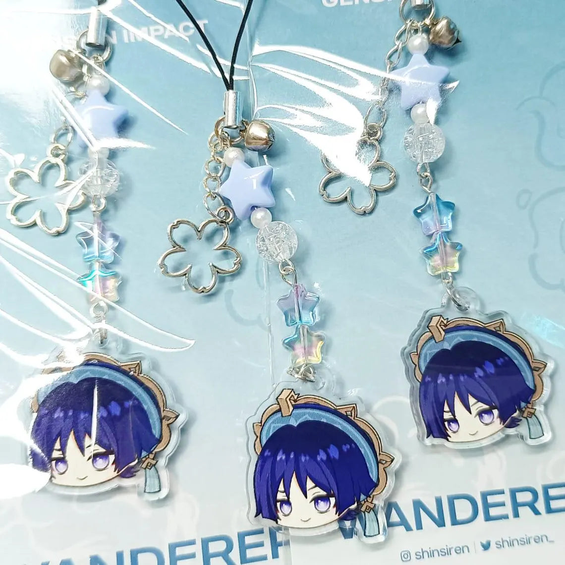 Genshin Impact - Charm Phone Strap [art by SHINSIREN]