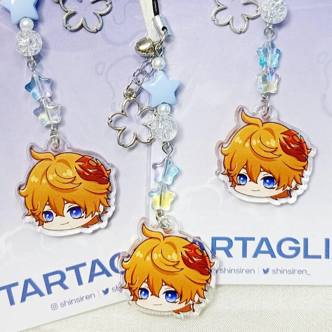 Genshin Impact - Charm Phone Strap [art by SHINSIREN]