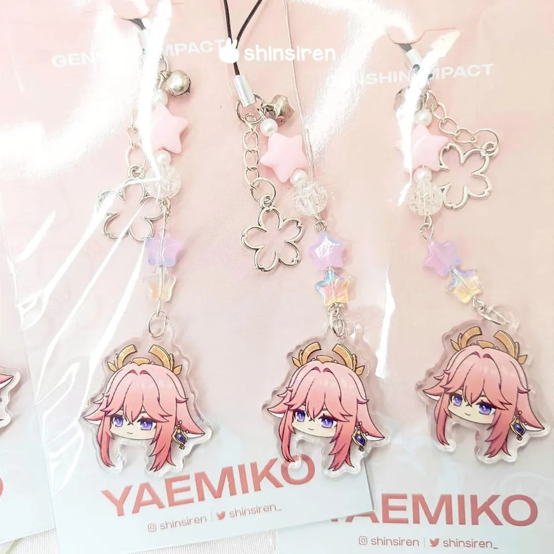Genshin Impact - Charm Phone Strap [art by SHINSIREN]