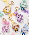 Honkai Star Rail - Amphoreus Pocket Series Glitter Epoxy Keychain [art by SHINSIREN]
